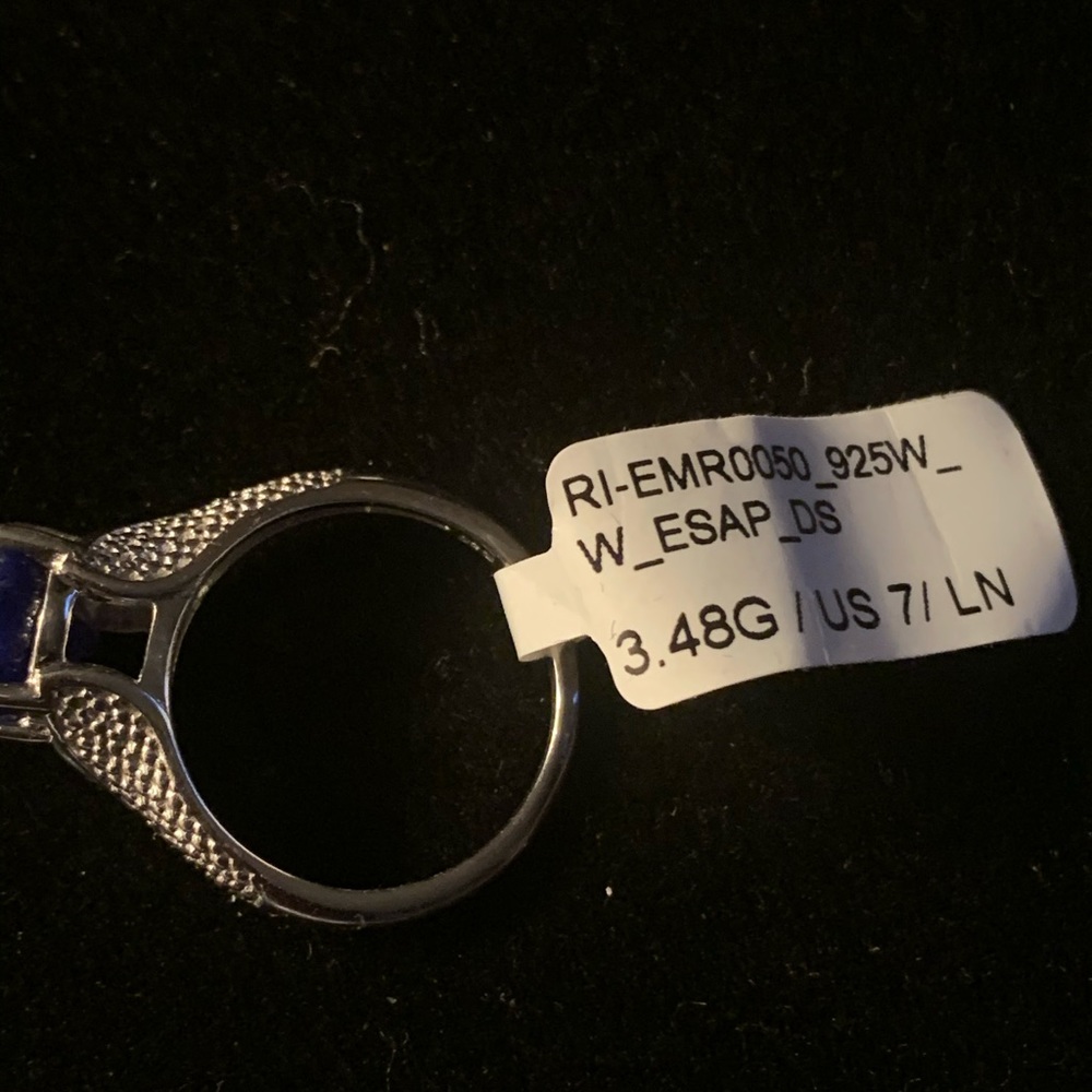 Diamond & Sapphire Ring - Picture 4 of 4